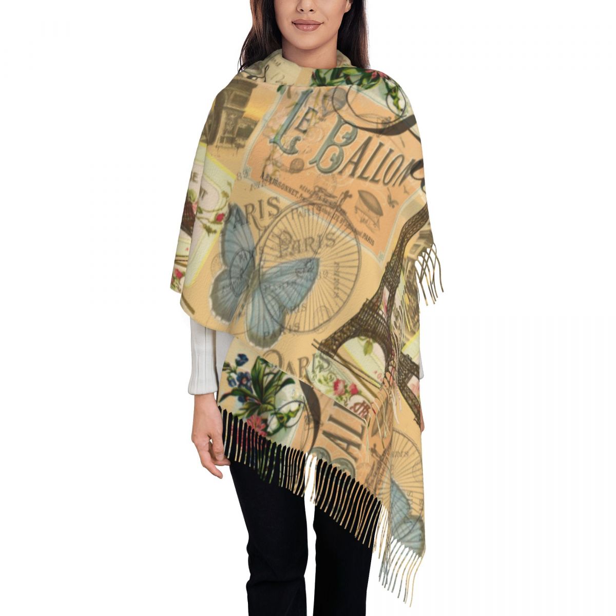 Szal Damski Zimowy Duży Długi  – Pashmina Wrap Large recenzja i cena