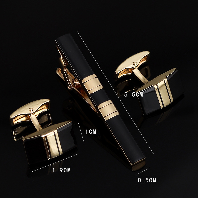 Męskie krawaty Spinki do manki – Tie Bar Set Gift recenzja i cena
