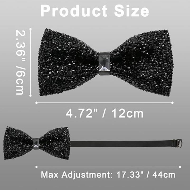 Modne muszki z dżetami dla kob – Bow Tie Pre Tied recenzja i cena