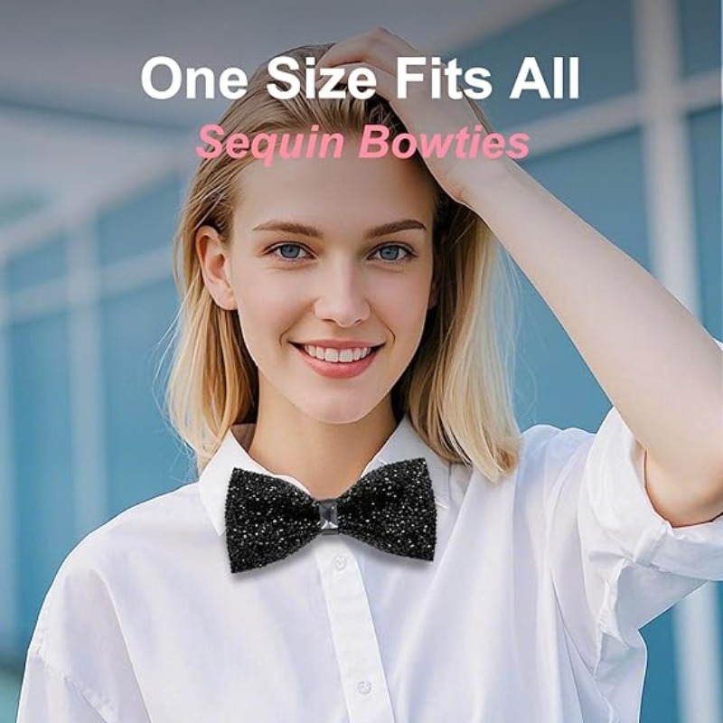 Modne muszki z dżetami dla kob – Bow Tie Pre Tied recenzja i cena