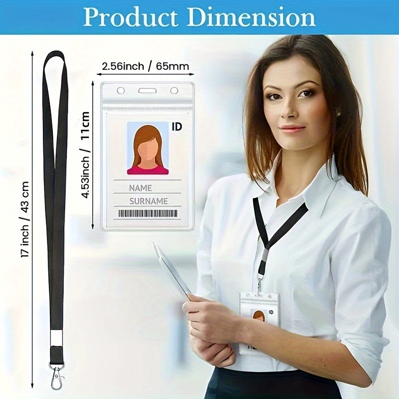 Przezroczysty, wodoodporny ide – Lanyard Badge Holder recenzja i cena