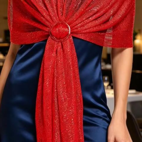 Szal dla druhny, błyszcząca ch – Stole Wedding Shawl recenzja i cena